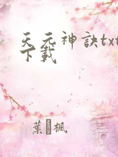 天元神诀txt下载