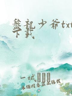 盘龙少爷txt下载