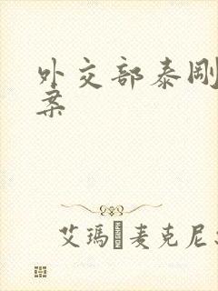 外交部泰刚间谍案