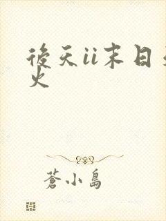 后天ii末日天火