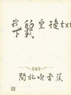 我的皇后txt下载