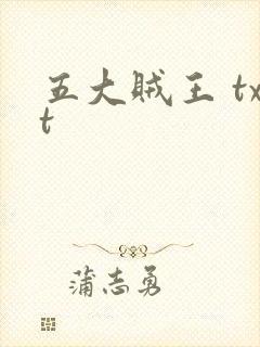 五大贼王 txt