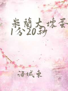 米兰大坏蛋真空1分20秒