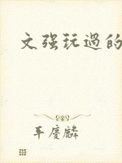 文强玩过的女人
