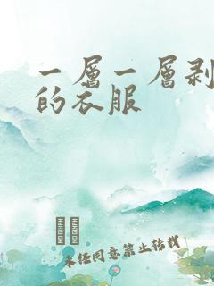 一层一层剥开你的衣服