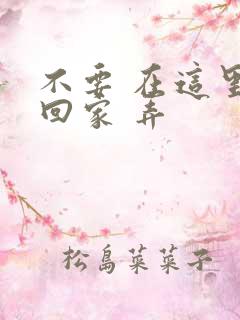 不要 在这里 回家 弄
