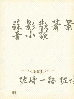 苏影欢萧景渊抖音小说