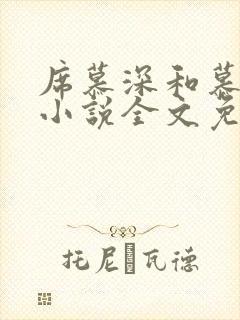 席慕深和慕清泠小说全文免费阅读