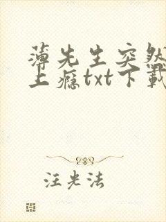 薄先生突然黏她上瘾txt下载