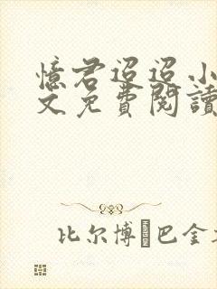 忆君迢迢小说全文免费阅读