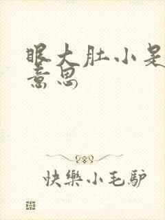 眼大肚小是什么意思