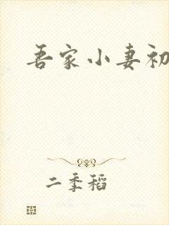 吾家小妻初长成