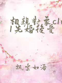 相亲对象c1v1先婚后爱