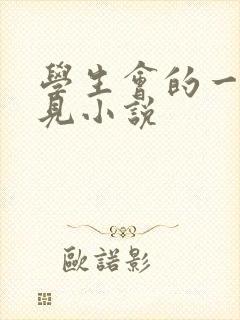 学生会的一己之见小说