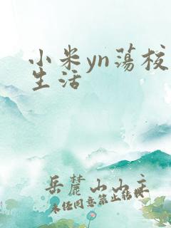 小米yn荡校园生活
