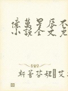 亿万星辰不及你小说全文免费阅读