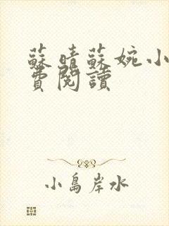 苏晴苏婉小说免费阅读