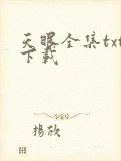 天眼全集txt下载