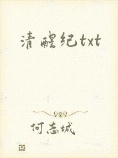 清醒纪txt
