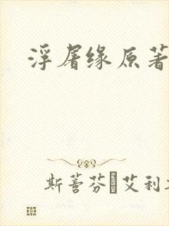 浮屠缘原著小说