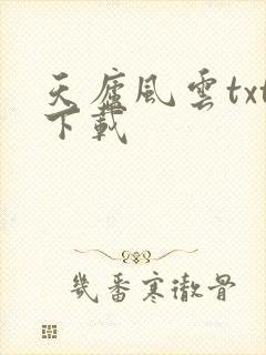 天庐风云txt下载