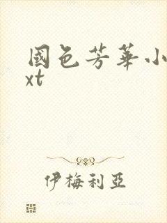 国色芳华小说txt