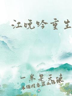 江晚吟重生小说