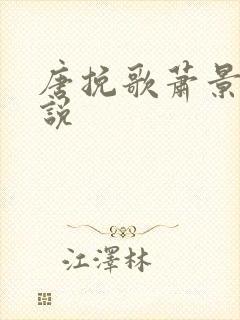 唐挽歌萧景弦小说