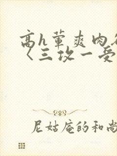 高h荤爽肉欲文〈三攻一受