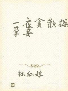 一夜贪欢总裁幸孕妻