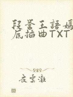 段誉王语嫣在井底插曲TXT