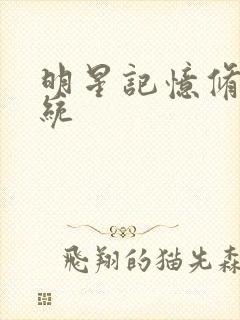 明星记忆修改系统