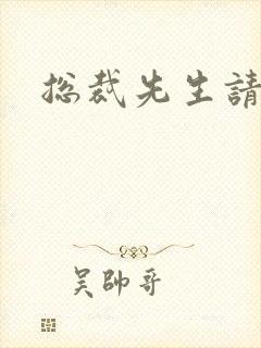 总裁先生请低调