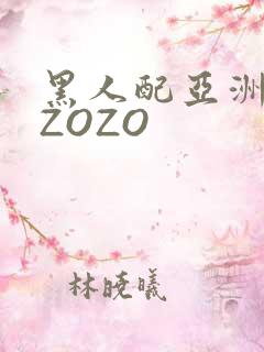 黑人配亚洲女人ZOZO
