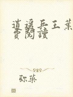 逍遥兵王叶成免费阅读