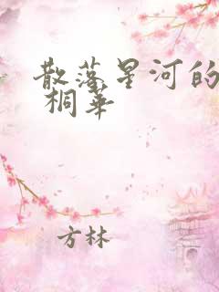 散落星河的记忆 桐华