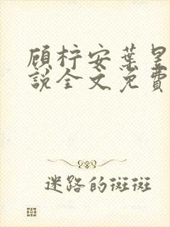 顾柠安叶昱城小说全文免费阅读