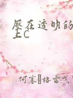 压在透明的玻璃上C