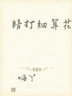 精打细算花满筛
