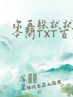 你再躲试试BY今闲TXT百度网盘
