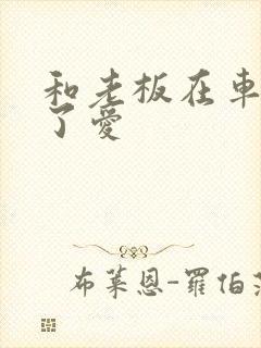 和老板在车里做了爱