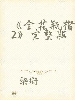 《金花瓶楷梅花2》完整版
