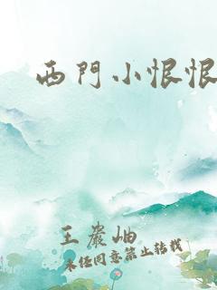 西门小恨恨