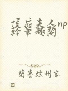 侯府夫人np高干笔趣阁