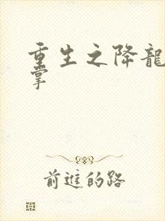 重生之降龙十八掌