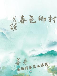 《春色乡村》小说