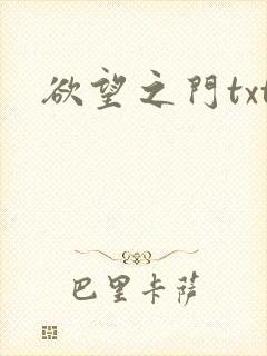 欲望之门txt