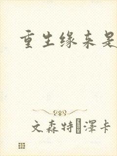 重生缘来是你