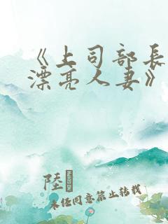 《上司部长出轨漂亮人妻》