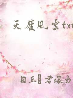 天庐风云txt